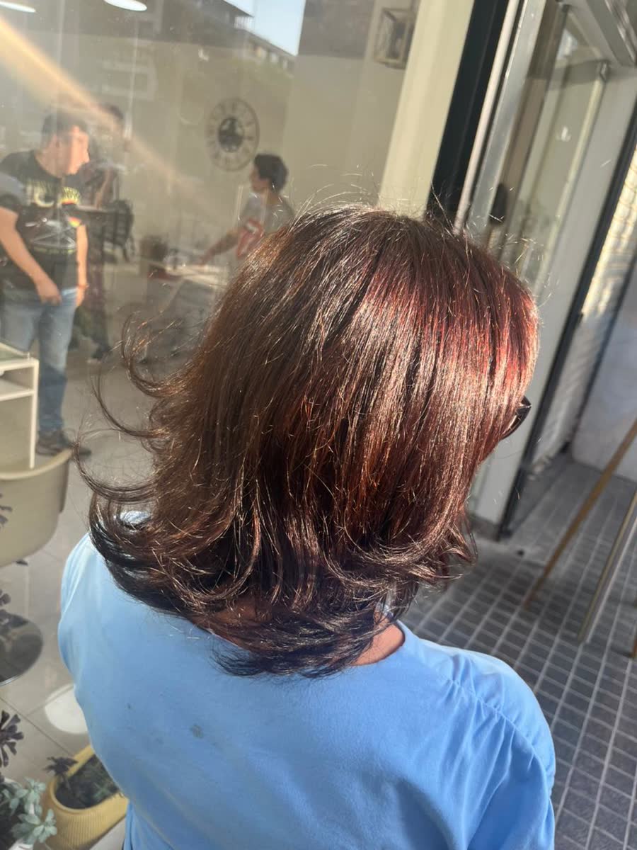 Coloración orgánica — trabajo realizado en El Salón de las Uñas, Ñuñoa