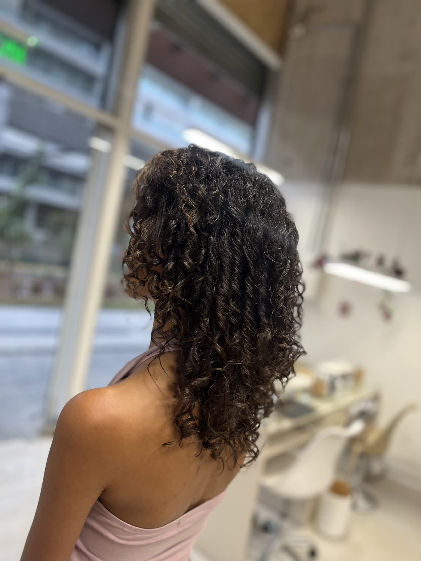 Coloración orgánica — trabajo realizado en El Salón de las Uñas, Ñuñoa