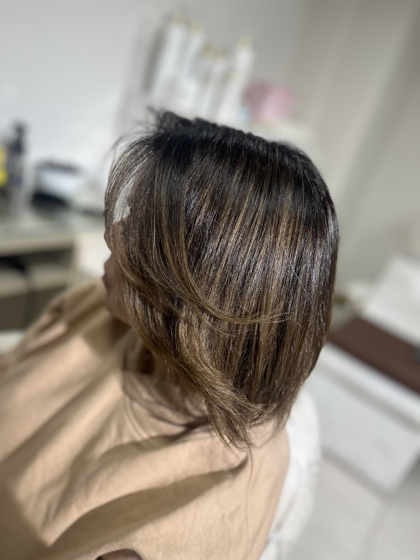 Coloración orgánica — trabajo realizado en El Salón de las Uñas, Ñuñoa