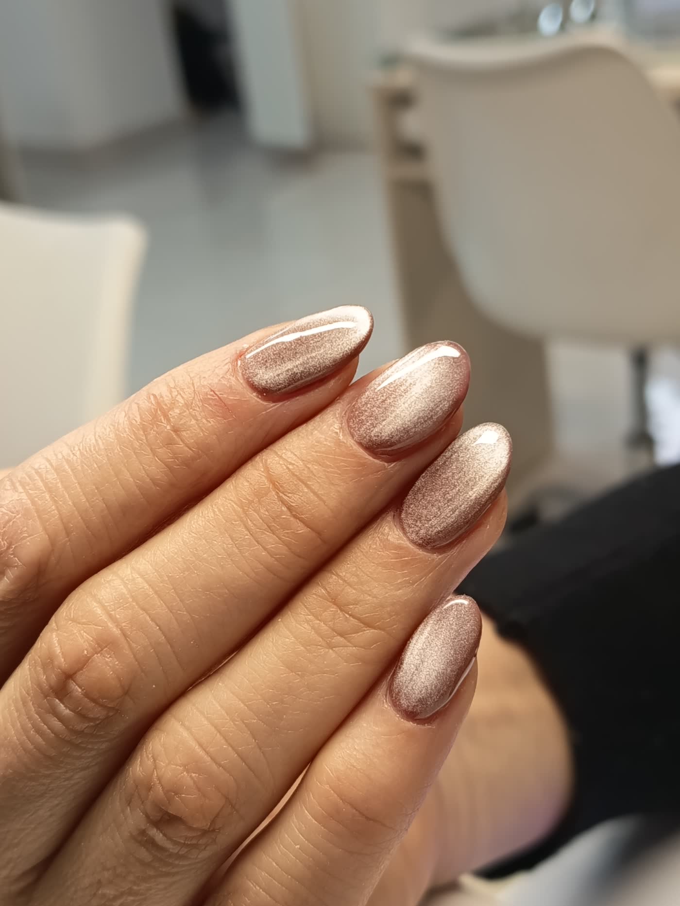 Manicure — trabajo realizado en El Salón de las Uñas, Ñuñoa