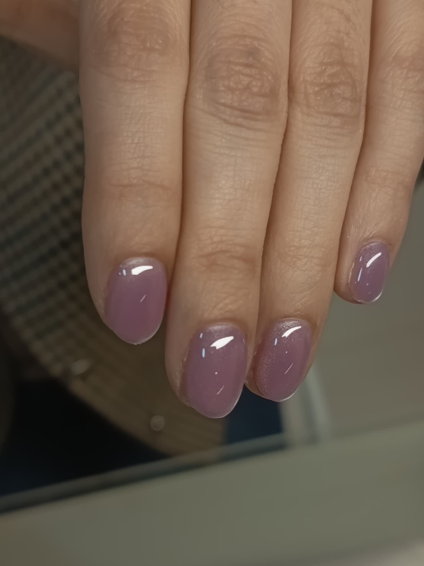 Manicure — trabajo realizado en El Salón de las Uñas, Ñuñoa