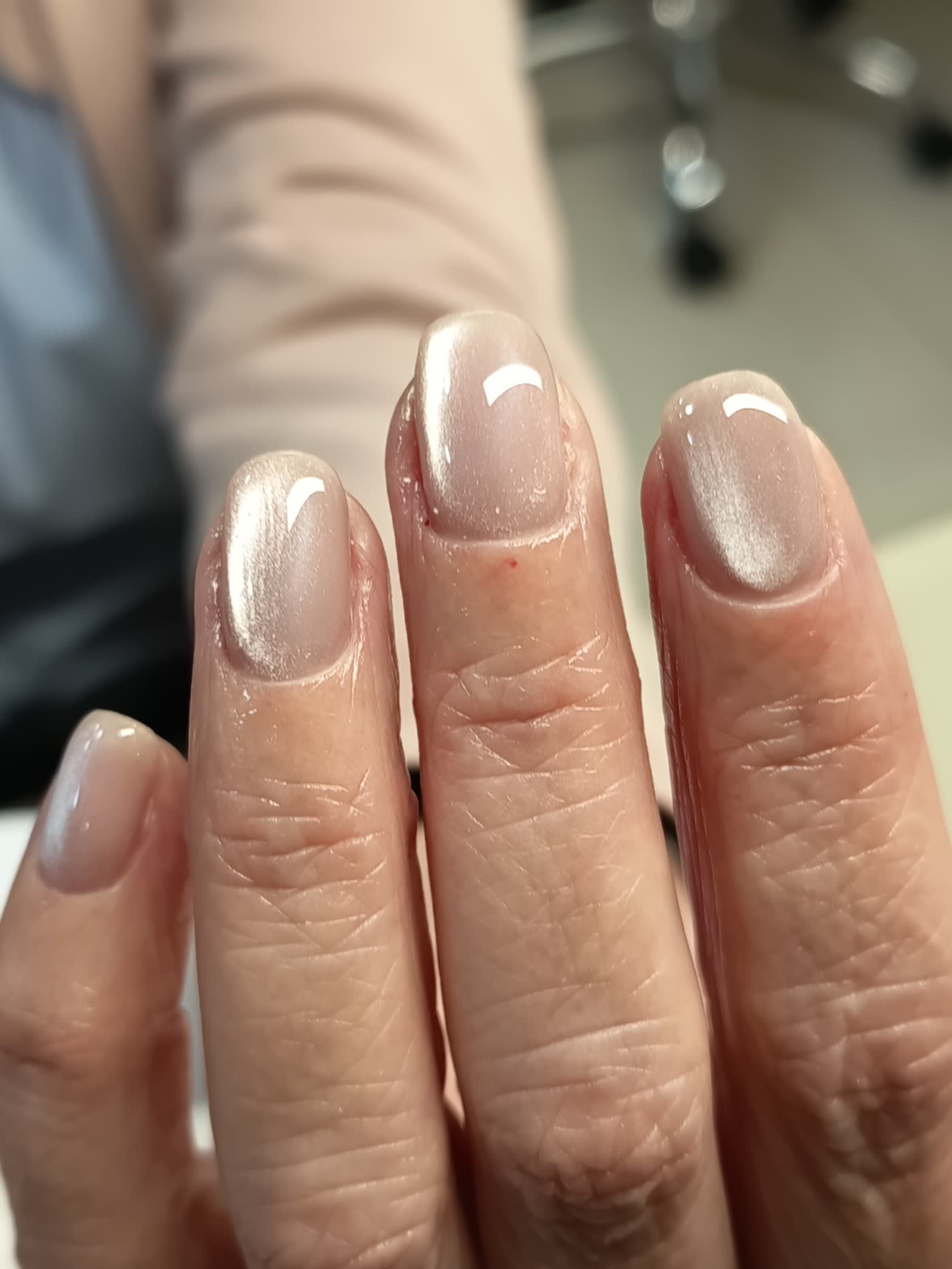 Manicure — trabajo realizado en El Salón de las Uñas, Ñuñoa